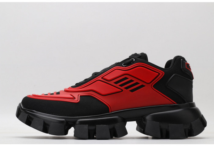 PRAD BLACK RED SNEAKERS