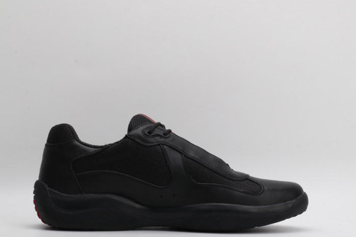 PRAD BLACK RED CUP BIKE FABRIC SNEAKERS