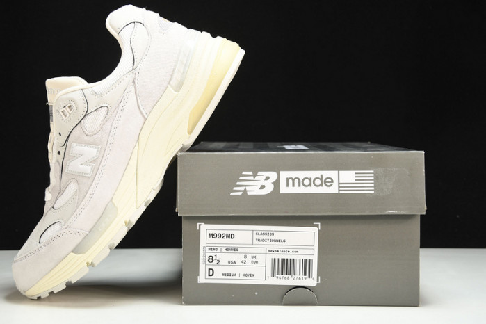new Ba1an*e 992 white silver m992md