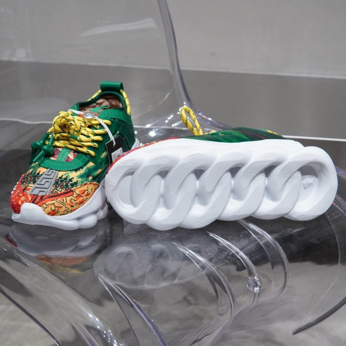 vse chain reaction green sneaker