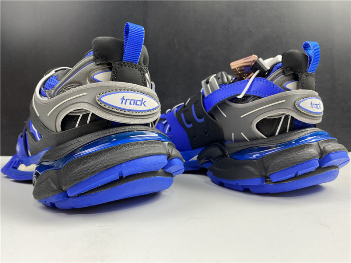 bl tess s. gomma trek low sneakers blue black 120501