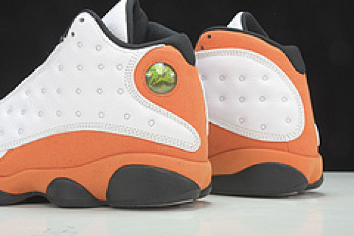 air jordan retro 13 starfish white black 414571-108