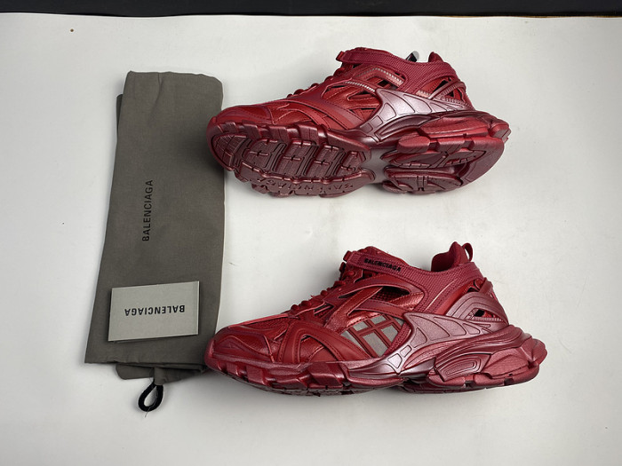bl track trainers sneaker red 12813