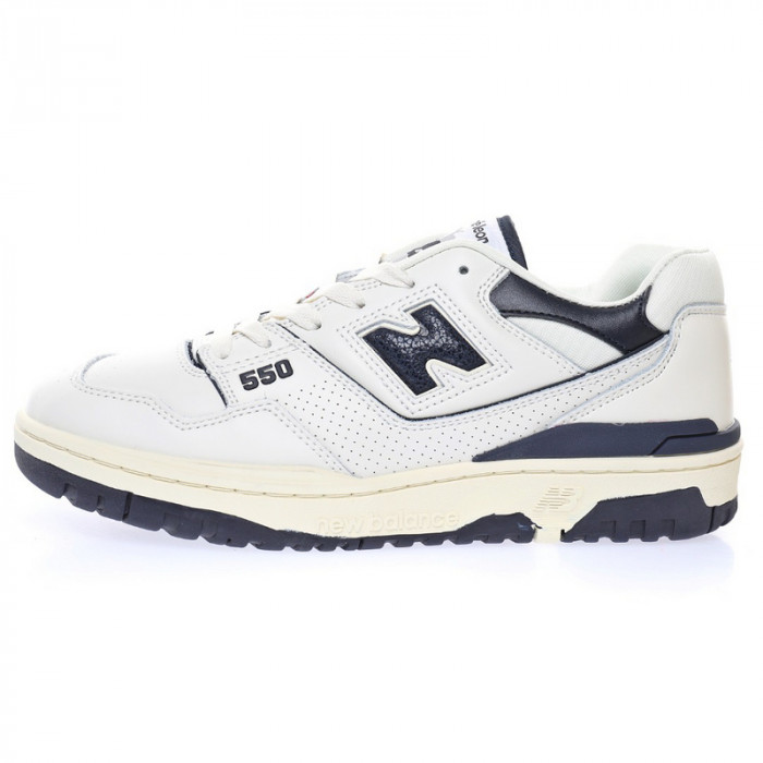 new Ba1an*e 550 aime leon dore white navy bb550alf