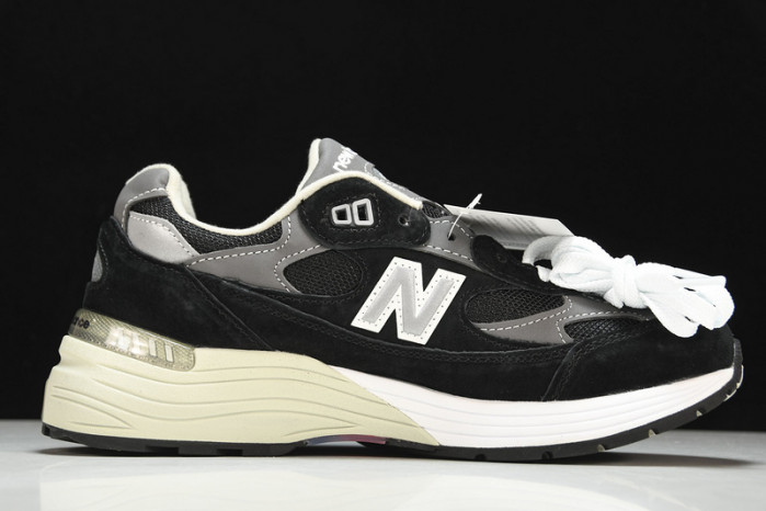 new Ba1an*e 992 black grey suede m992eb
