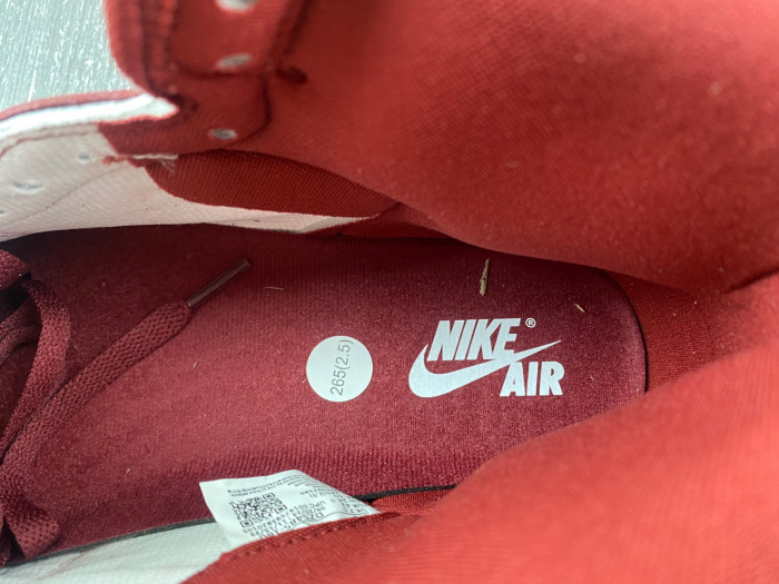 air jordan 1 high og “team red” dz5485-160