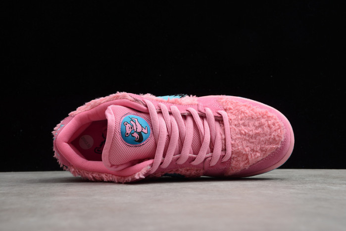 grateful dead x nike dunk low sb "pink bear" cj5378-600